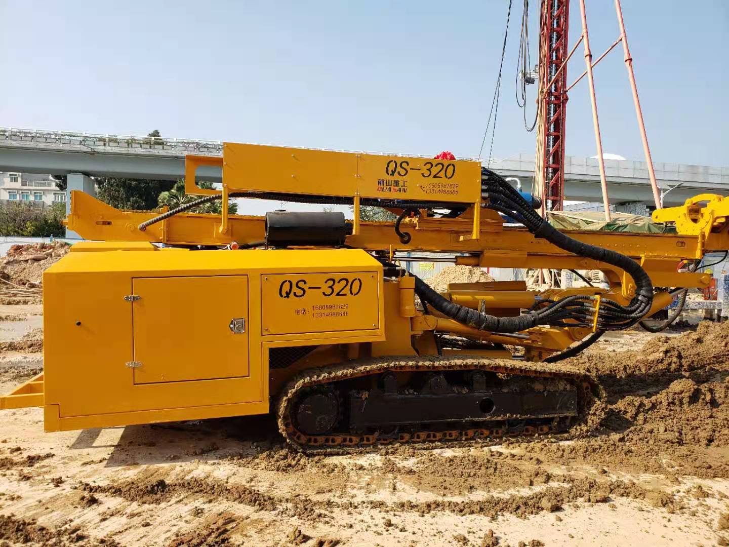 Drilling construction of high pressure jet grouting pile for Xiamen second East Passage Project of CCCC Second Highway Engineering Co., Ltd. (bid section A1)